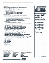 DataSheet ATxmega128A1 pdf